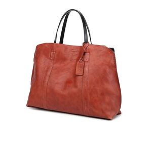 Forest island Tote \ 100% eco genuine Leather